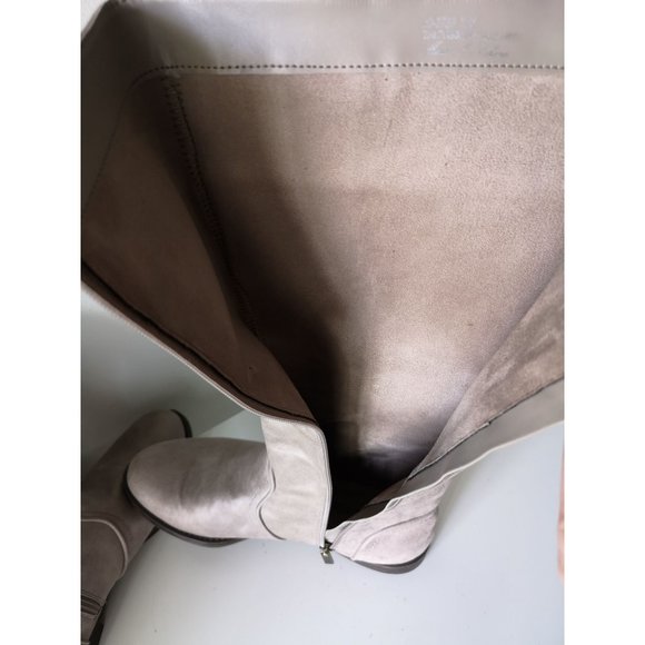 Bella Vita Suede Mid Calf Boots taupe 10 - Picture 9 of 15